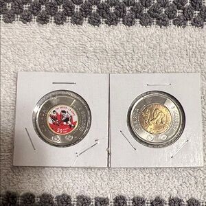 2022 Canadian coloured Toonie